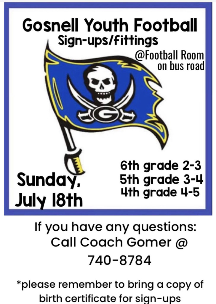 Youth Football Sign-ups & Fittings